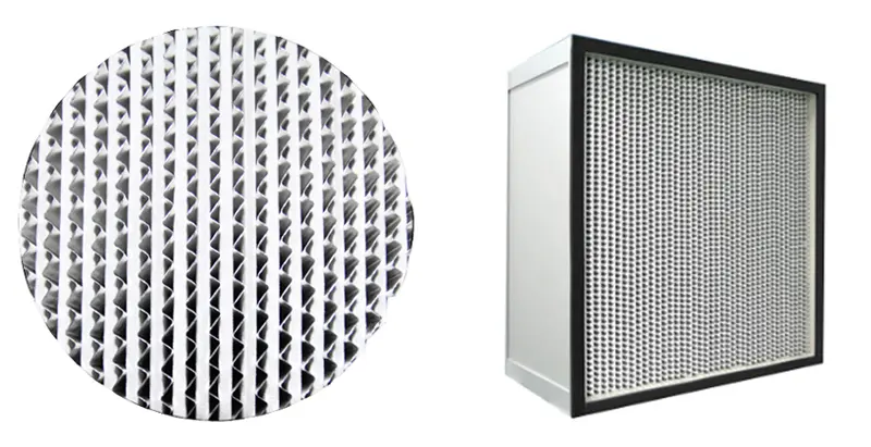 HVAC Industry Deep Pleat HEPA Filter
