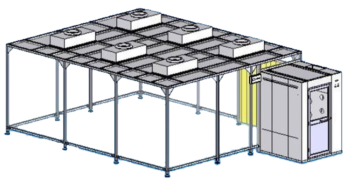 Saubere Kabinenstruktur Saubere Kabinenstruktur