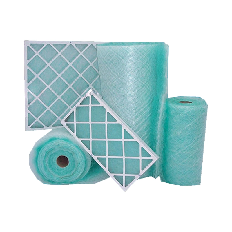 Média filtrant en fibre de verre pour cabine de pulvérisation