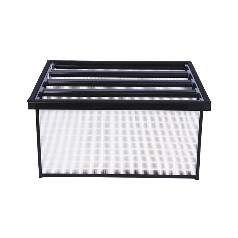 V Bank 미니 주름 중간 효율 공기 필터