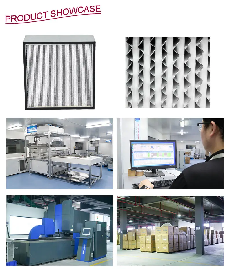 HVAC Deep Pleat HEPA-Filter