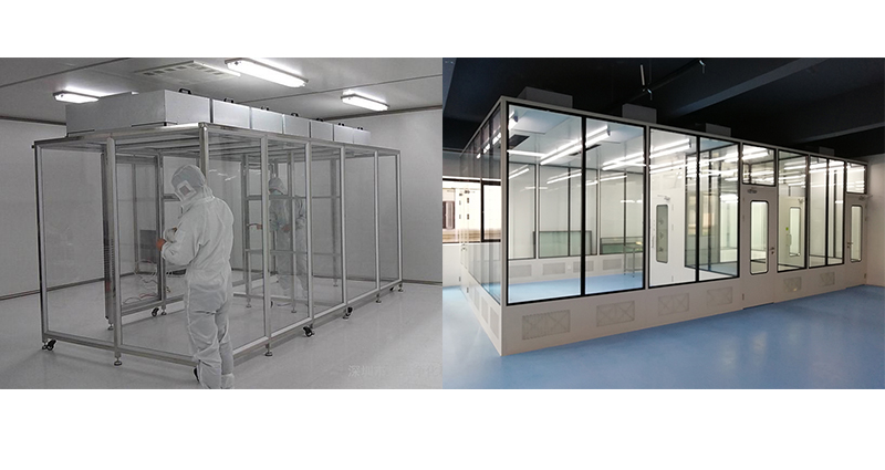 Модульная локализованная кабина класса 100 для чистых помещений