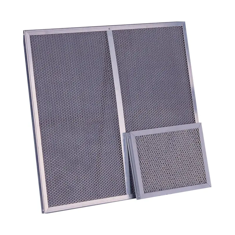 Pré-filtre en maille métallique pour panneau