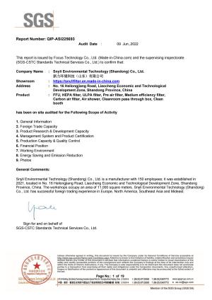 SGS Report SGS Report