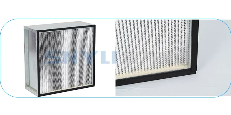 Filtre HEPA à plis profonds Filtre HEPA à plis profonds