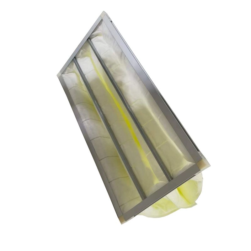 แผ่นกรองอากาศแบบพ็อกเก็ตผ้าไม่ทอหลายชั้น