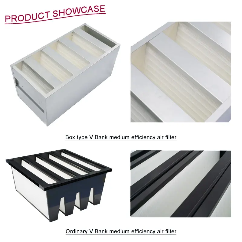 Compact mini pleat filter