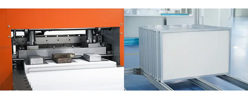 فلتر هواء HEPA ذو طيات صغيرة