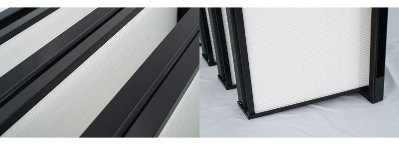 V Bank Mini Pleat HEPA-Luftfilter