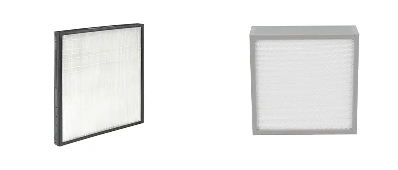 Mini-Pleat-Luftfilter mittlerer Effizienz