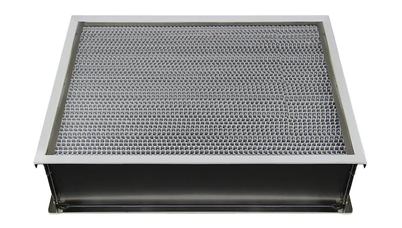 فلتر هواء HEPA ذو طيات عميقة ومقاوم لدرجة الحرارة العالية 350 درجة مئوية