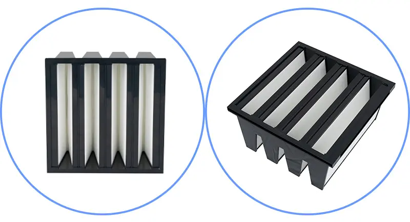 V-Zellen-Hepa-Filter mit Einzelkopf