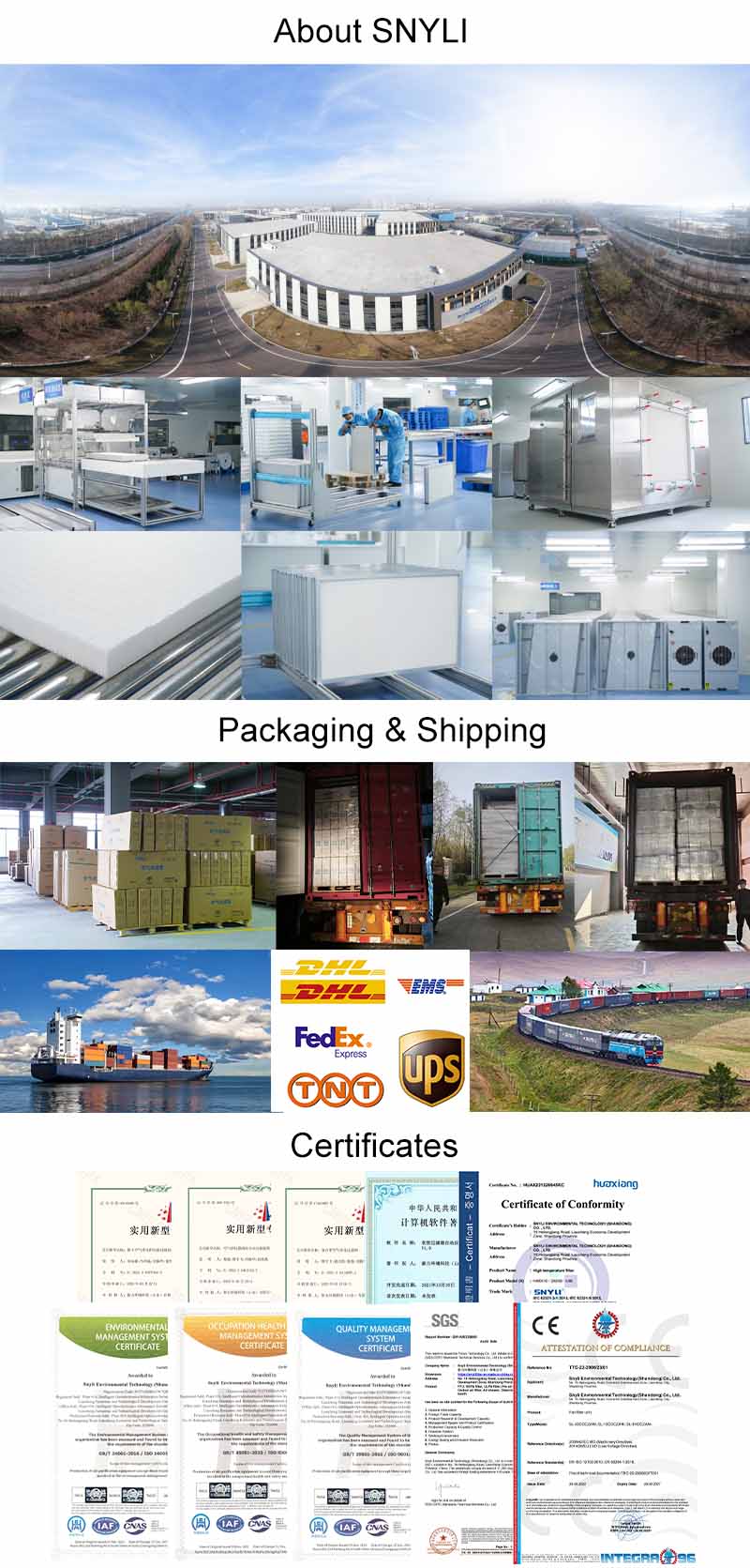 Technologie environnementale Snyli (Shandong) Co., Ltd