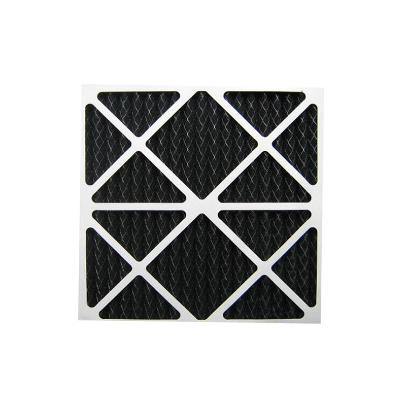 Filtre à air chimique à charbon actif à panneau plissé