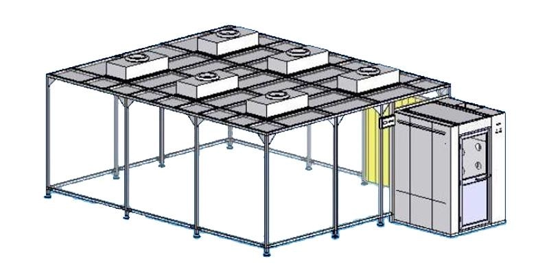 モジュール式クリーンルームブース