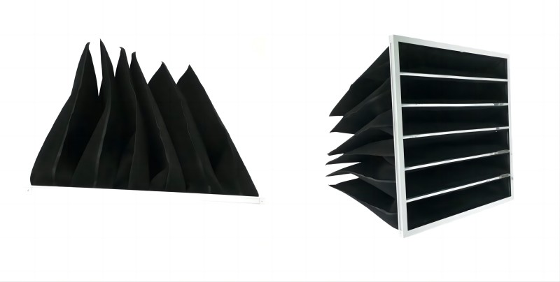 Filtre à air à sac à charbon actif