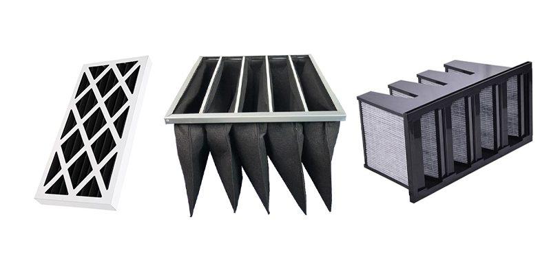 Activated carbon air filter