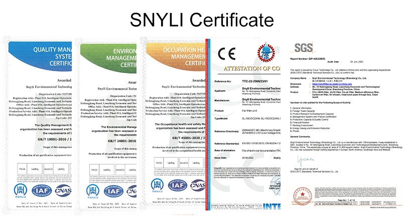 Certificat SNYLI Certificat SNYLI