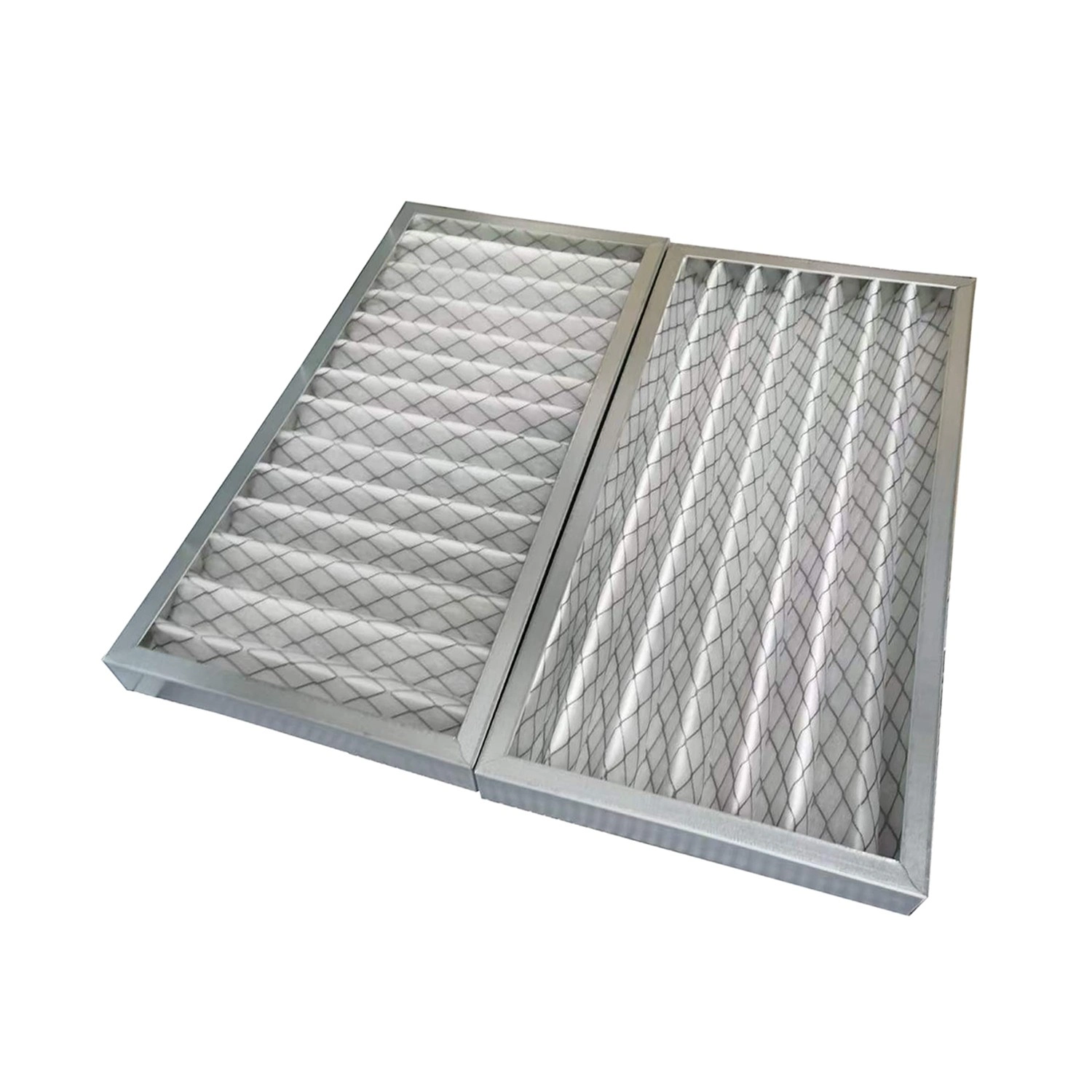 Складчатый панельный фильтр с проволочной сеткой