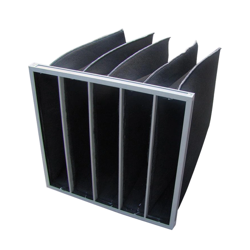 Filtr powietrza workowy z węglem aktywnym