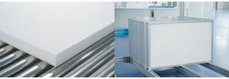 Filtr powietrza Mini Plisa ULPA