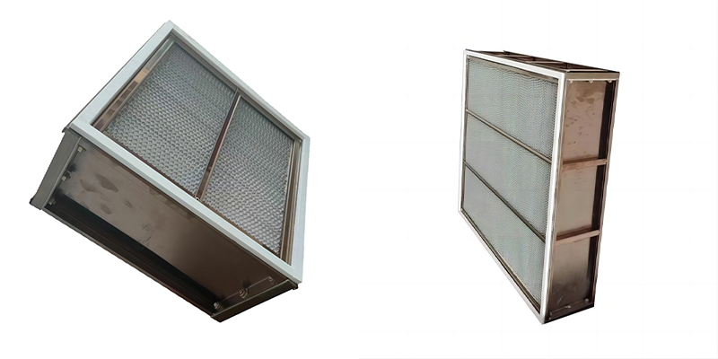 Filtre à air particulaire à haute température et à haut rendement 450℃