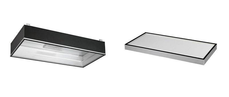 部屋側交換可能なHEPAダクト端子モジュール