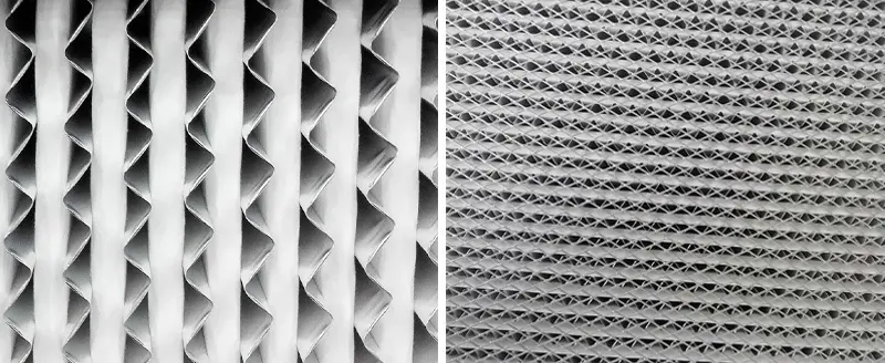 HEPA-Luftfilter mit tiefen Falten