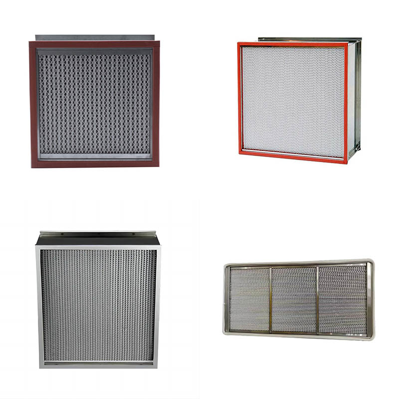 Устойчивый к высоким температурам воздушный фильтр HEPA Устойчивый к высоким температурам воздушный фильтр HEPA