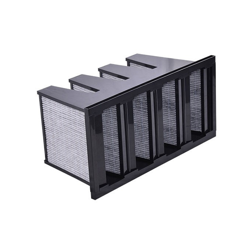 V Bank Activated Carbon Air Filter