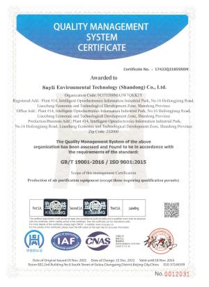 ISO 9001:2015 ISO 9001:2015