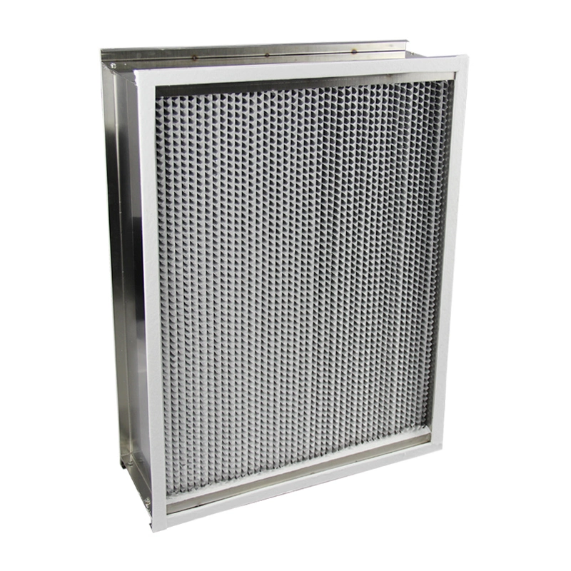 فلتر هواء HEPA ذو طيات عميقة ومقاوم لدرجة الحرارة العالية 350 درجة مئوية