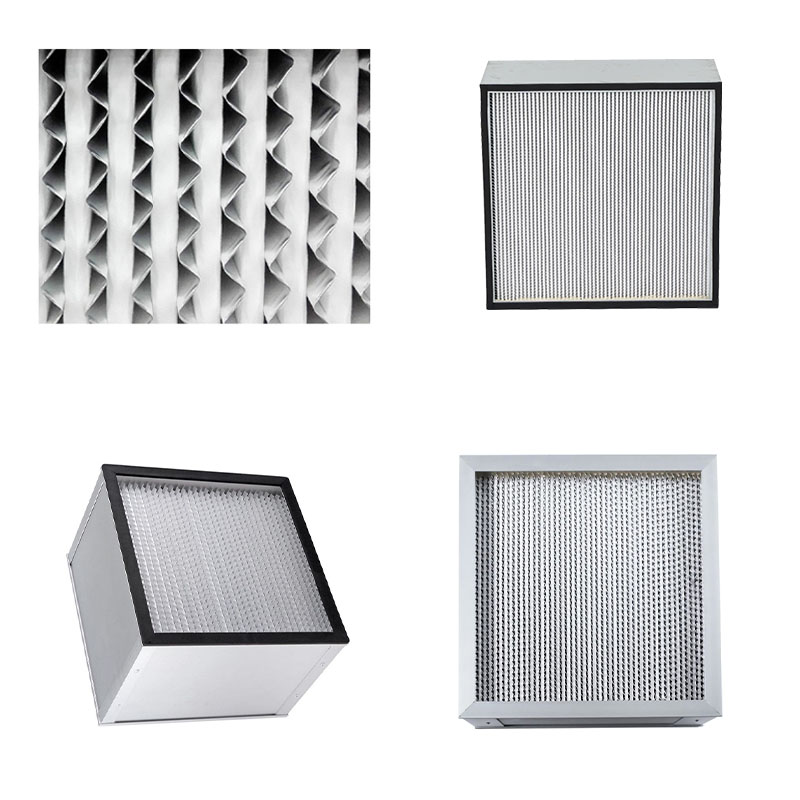 Глубокий складчатый воздушный фильтр HEPA Глубокий складчатый воздушный фильтр HEPA