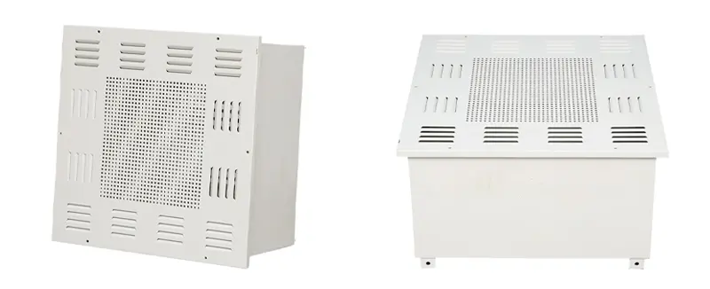 HEPA-Box mit hocheffizientem Filterauslass
