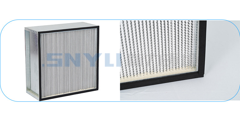 깊은 주름 HEPA 필터