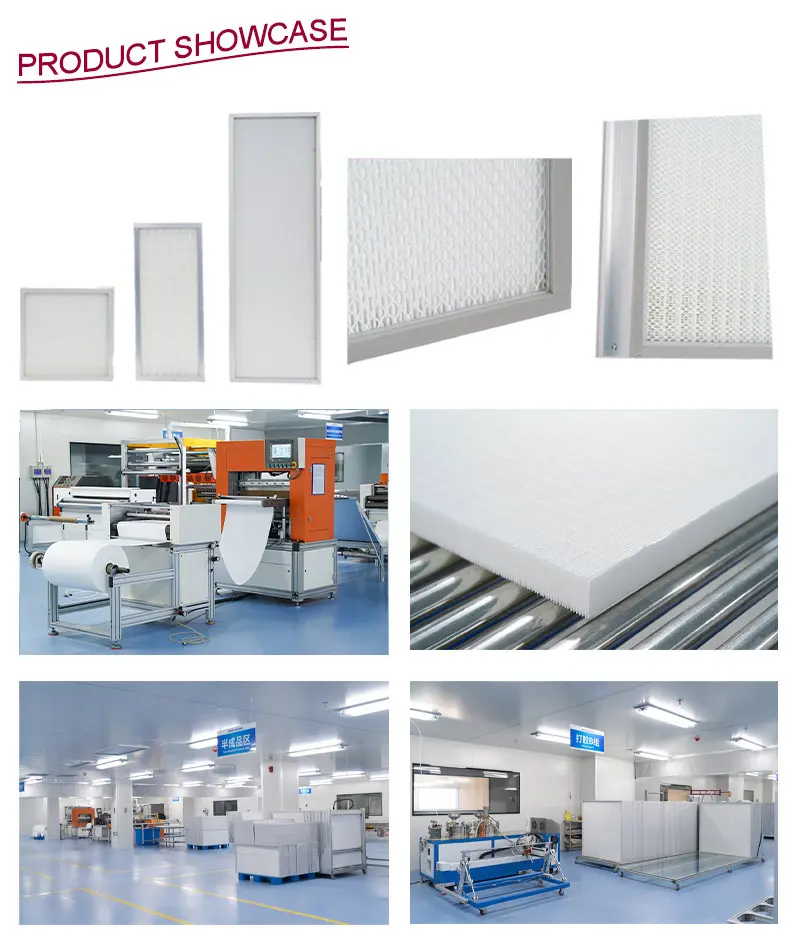 Mini pleat air filter